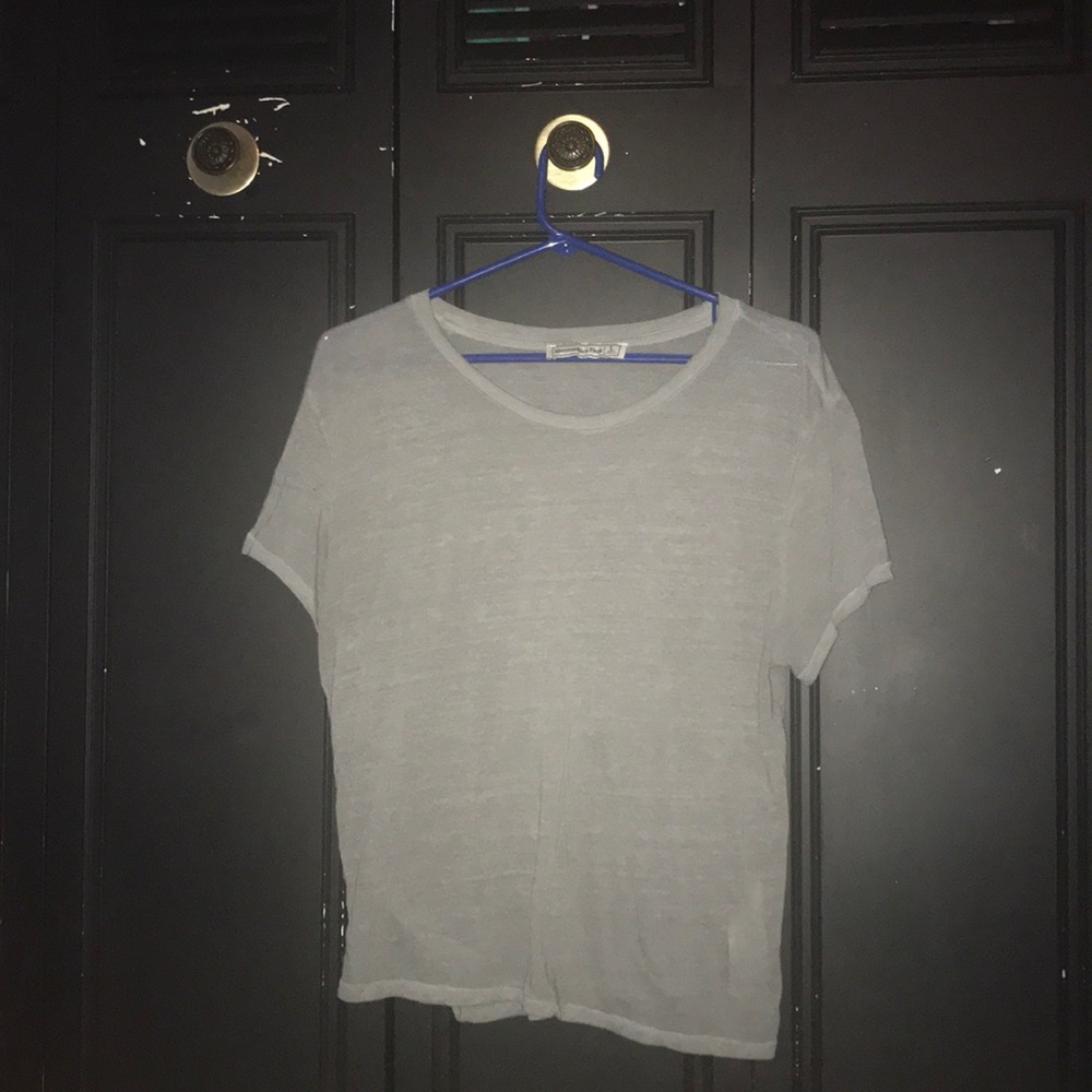Abercrombie & Fitch basic grey tee